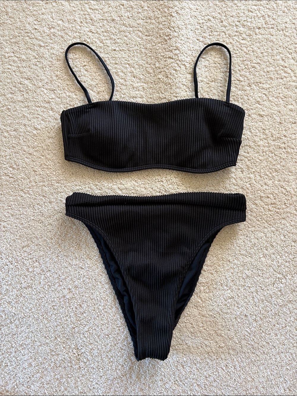 Ribbed swimsuit